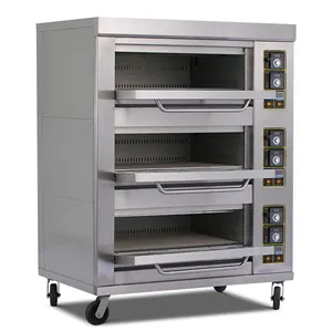 Deck Baking Oven Type And Bakery Machine For Bread/pizza/cake