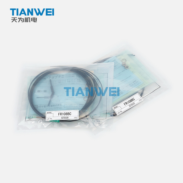TAKEX FR108BC Reflective Fiber Optic Cable M4 SUS Thread 2m Free Cuttable Match F70 F71 F80 Fiber Amplifier