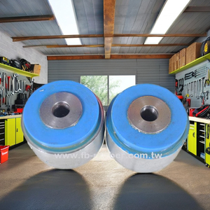 Buje de Horquilla Delantera para VW MK7 5G 4WD (Acero y Poliéster Rojo) Pieza de Reequipamiento/Actualización PG-PB70150 - Product Image 1