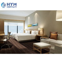 Ensembles de chambre à coucher d'hôtel King modernes en MDF sur mesure Hyatt Place - Mobilier commercial écologique pour hôtels 3 à 5 étoiles