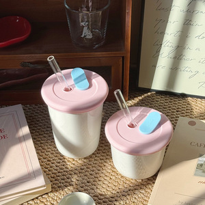 Taza de Café de Porcelana Personalizada, Taza de Viaje de Cerámica a Prueba de Fugas con Tapa - Product Image 3