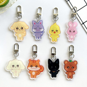 Vente en gros de porte-clés en acrylique double face personnalisés avec votre propre logo <span class=keywords><strong>Bt21</strong></span> Kpop - Product Image 4