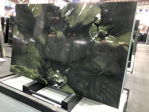 Dalle de quartzite vert avocat poli, <span class=keywords><strong>pierre</strong></span> naturelle brésilienne pour plan de travail - Product Image 1