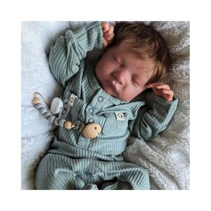 Muñeca Reborn de Silicona Suave de 49 <span class=keywords><strong>cm</strong></span>, con Pintura 3D, Muñeca Grande y Gordita para Niñas, Bebé Realista, Juguete para Niños, Regalo - Product Image 2