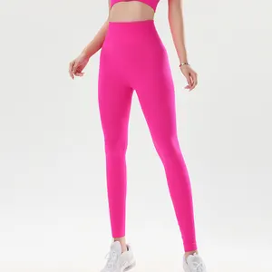 Quick Dry Respirável Sweat-Wicking Eco-Friendly Alta Qualidade Sports Workout Seamless Ginásio Leggings Para As Mulheres