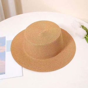 Spring and Simple Outdoor Sunshade Women Large Foldable Beach Wide Brim Straw <b>Hat</b> <b>for</b> Travel Promotional Gifts - Product Image 1