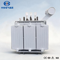 Transformateur de distribution d'énergie électrique immergé dans l'huile 20KV 50KVA 100KVA 150KVA 200KVA 250KVA 300KVA 400KVA 450KVA 500KVA