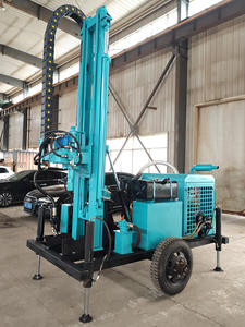 Diesel Boorgat Kern Tractor Gemonteerd Hydraulische Waterput Boorinstallatie Machine Oliemijn Roterende 100M 200M 300M Boorinstallatie" - Product Image 5