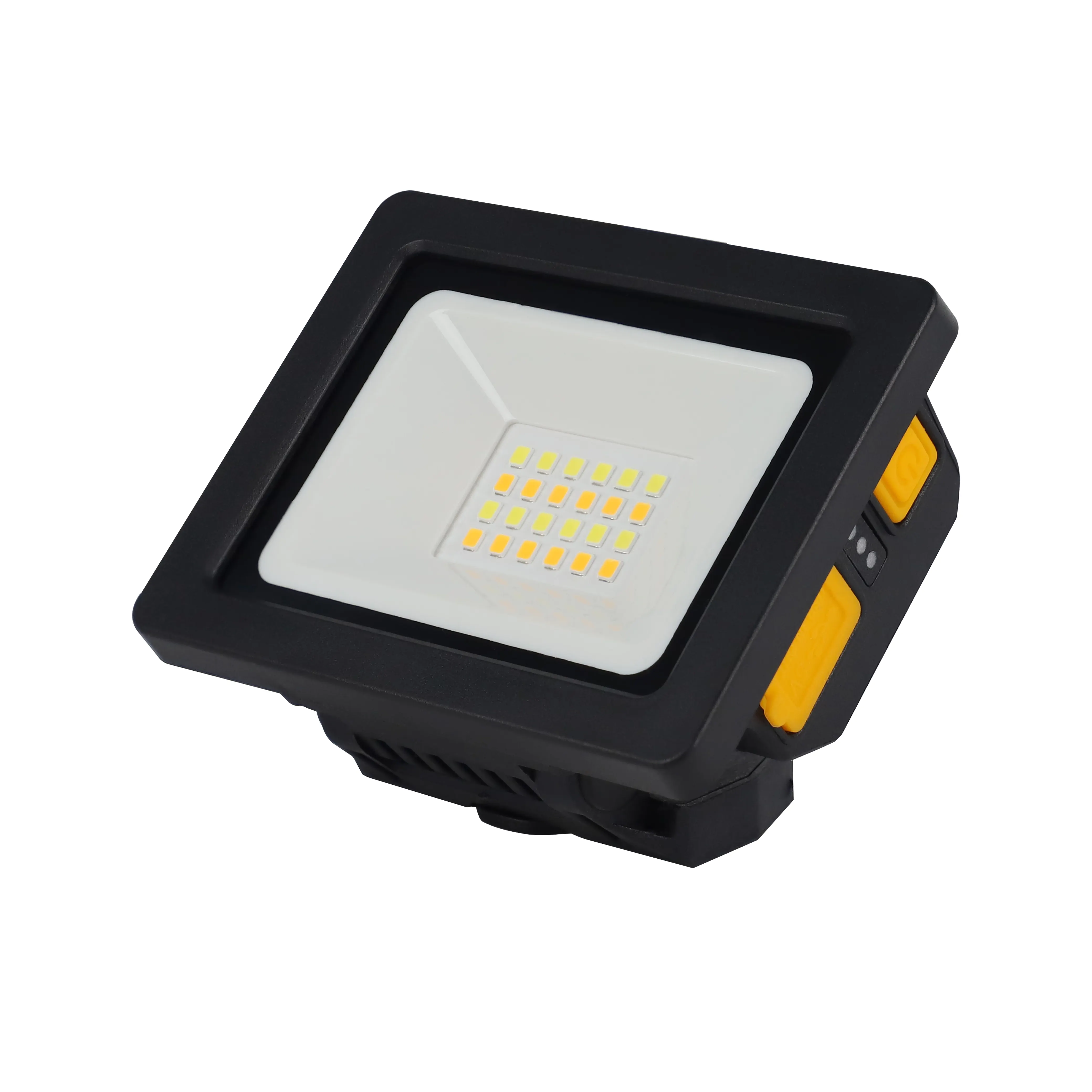 Lumière d'inondation imperméable portative Base magnétique réglable Lumière de travail d'inondation LED rechargeable à lumen élevé