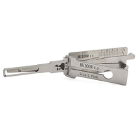 Lishi 2 en 1 HU100R/HU127 Outil de crochetage de serrures pour contacteur d'allumage et serrure de porte, et décodeur authentique pour la nouvelle BMW 2010