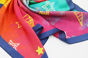 Bandana <span class=keywords><strong>Chiffon</strong></span> Lembut dan Bernapas, Koleksi Natal, Penutup Leher dan Kepala untuk Liburan di Luar Ruangan - Product Image 6