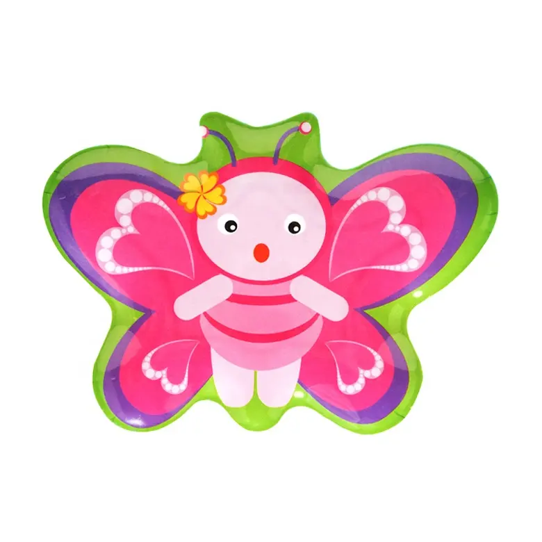 Wholesale New Product Ideas 2022 OEM Cute Dishes Plastic Party Custom Printed Butterfly Shape Melamine Kids Baby Dinner Plate