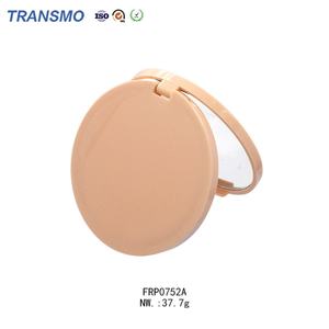 Boîtes rondes en plastique vides pour fard à joues, emballages cosmétiques recyclables pour poudre corporelle - Product Image 3