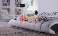 neuestes neues design import lederes königliches bett gepolstertes intelligentes doppelbett antikes schlafzimmer bett