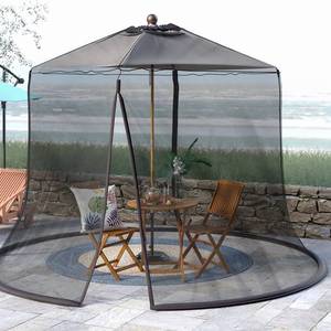 En Gros Parapluie de Méditation Pliable de 7,5 à 11 Pieds pour 6 Personnes avec Moustiquaire et Fermeture Éclair pour Patio - Product Image 2