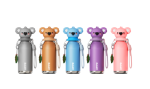 Vacío de acero inoxidable de doble pared <span class=keywords><strong>NiuNiu</strong></span> Botella de agua de 500ml con cabeza de animal suave desmontable para niños y adolescentes con asa - Product Image 6