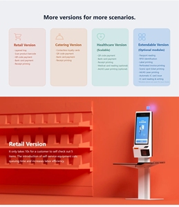 Sunmi <span class=keywords><strong>K2</strong></span> thường vụ đa màn hình cảm ứng tự đặt hàng <span class=keywords><strong>kiosk</strong></span> POS Máy in tầng thường vụ tự dịch vụ thanh toán <span class=keywords><strong>kiosk</strong></span> cho siêu thị - Product Image 2