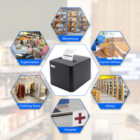 Printer Resi Termal YHD-8380 Kecepatan Tinggi dengan Pemotong Otomatis 80mm, Koneksi USB, Bluetooth, Wifi & LAN, Tersedia