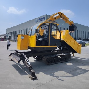 Factory Direct Self-unloading Tricycle <b>Flat</b> Mini Truck Electric Self Propelled <b>Trolley</b> Dumper - Product Image 6