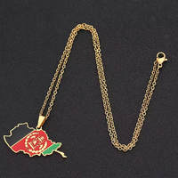 Bijoux en acier inoxydable Para Mujer Ensembles de bijoux de mode Accessoires afghans Collier en acier inoxydable pour femmes afghanes et hommes Fête