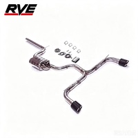 Échappement Catback en acier inoxydable RVE à valve de performance, son aiguisé, pour VW MK7 GTI 2015+, VW Golf 7 7R GTI 1.4T 2.0T