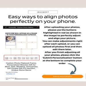 Marco de Fotos Personalizado con Fotos, Regalo de Madera Personalizado para Mamá y Papá - Product Image 2