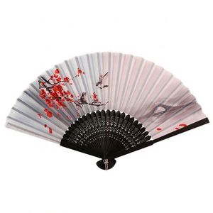Customized Bride Decoration Wooden <b>Sheet</b> High Quality Hand Fan Fold Printing Hand Fan - Product Image 2