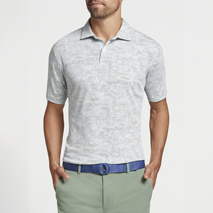 OEM Logo personnalisé Impression brodée sublimation séchage rapide coupe ample Performance polos de golf Camisas pour hommes - Product Image 2