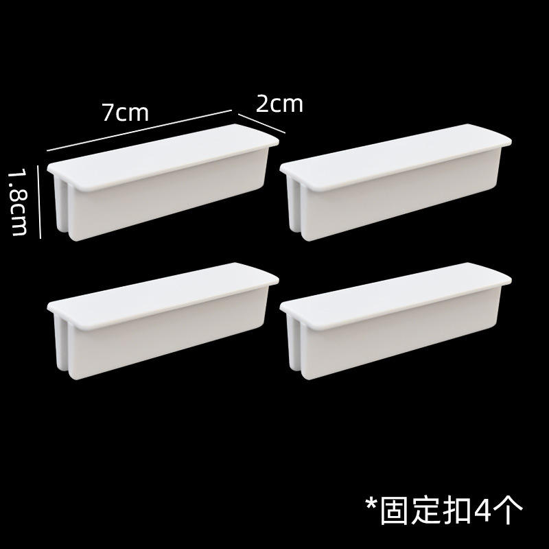 Accessoires : lot de 4 rallonges (convient aux cloisons de 7 cm de hauteur)