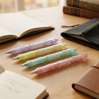 Stylo gel d'examen élégant Taro Bobo Style 0,5 mm multicolore pour étudiants