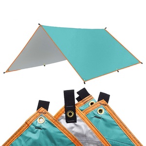 Outdoor <strong>Camping</strong> Tent Rain Fly <strong>Tarp</strong> 210T Nylon Ripstop PU 3000 Portable Waterproof Lightweight Survival Gear Shelter for <strong>Camping</strong>