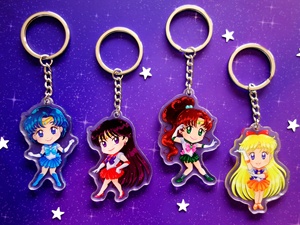 OEM ODM Présentoirs et Breloques en acrylique <span class=keywords><strong>Sailor</strong></span> Guardians of the Milky Way, Cadeaux mignons, Lune, Mercure, Mars, Jupiter, Vénus, Uranus, Neptune - Product Image 3