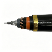 Cable de Alimentación de Alta Tensión de Cobre XLPE Retardante de Llama Clase C Yaogu ZC-YJLW02 64/110kV 127/220kV con Cubierta de Aluminio Corrugado IP68