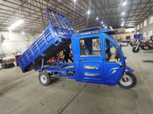 Triciclo eléctrico de servicio pesado semicerrado volquete de motocicleta tipo cuerpo cerrado con función atrapada - Product Image 4