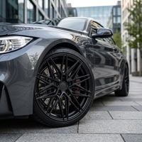 Jantes en alliage d'aluminium forgé monobloc de luxe, concaves profondes, hyper noires, 22 et 23 pouces, performance pour BMW XM Urus RSQ8 G30 F32