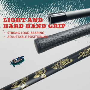 Poteau <span class=keywords><strong>télescopique</strong></span> en fibre de carbone pour filet d'atterrissage pour lac de pêche à la <span class=keywords><strong>carpe</strong></span> tige rétractable épaissie - Product Image 4