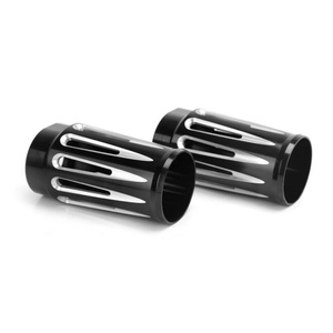 Piezas de aluminio anodizado, piezas mecanizadas por CNC, cubiertas deslizantes para horquilla de motocicleta - Product Image 1