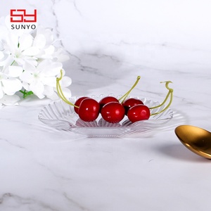 Assiettes en <span class=keywords><strong>verre</strong></span> coquille transparente plat à bijoux coquillage assiette à dîner plateau assiettes en <span class=keywords><strong>verre</strong></span> plats <span class=keywords><strong>de</strong></span> service en gros pour la <span class=keywords><strong>cuisine</strong></span> à domicile - Product Image 2