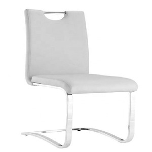 Proveedor de venta al por mayor de cuero moderno económico bajo precio <span class=keywords><strong>comedor</strong></span> café silla - Product Image 2