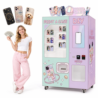 Distributeur automatique de coques de téléphone commercial pour centre commercial, machine à coques de téléphone avec impression personnalisée, kiosque de vente au détail