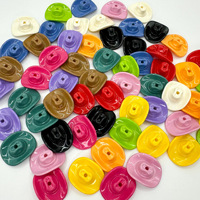 Perles colorées en acrylique pour chapeaux en jean, séparateurs de perles pour accessoires de bijoux faits main DIY, matériel pour chaînes de téléphone portable