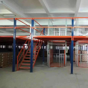 Hệ thống kệ kho hàng tầng nhiều tầng bằng thép chịu lực, có thể điều chỉnh, dạng sàn lửng công nghiệp - Product Image 5