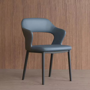 Chaise en cuir de salle à manger minimaliste moderne Hôtel Restaurant Loisirs Tufté Tissu ergonomique Amovible Stable pour une utilisation en <span class=keywords><strong>appartement</strong></span> - Product Image 2