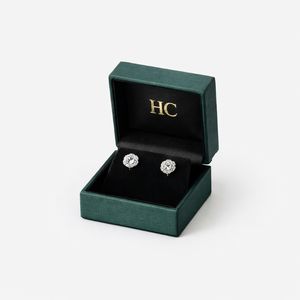 Caja de Piel Sintética de Alta Gama Personalizada para Pendientes con Inserto de Terciopelo, Logotipo Impreso en Cuatro Colores, Proveedor Mayorista de Fábrica de Empaques para Joyería - Product Image 5