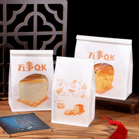 Sac à pain en papier kraft épais de qualité supérieure, avec fenêtre transparente large, fermeture à lien métallique refermable, fond carré, qualité alimentaire, résistant à la graisse, recyclable, imprimable