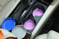 Silikon-Getränkeuntersetzer Rutschfeste Becherhalter Hitzebeständige Tischmatten Modernes Design für Zuhause Büro Auto