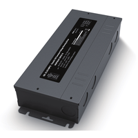 EUCHIPS 51-100W Triac 0-10V Driver de gradation à tension constante AC-DC pour bandes LED, entrée 110V, sortie 24V DC, IP65 certifié