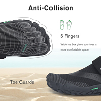 Chaussures de course à pied pour hommes, noires, à bout large, avec fermeture magique, pour le yoga, la gym, le fitness et la course sur sentier