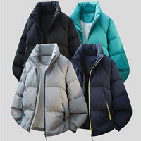 Veste d'hiver pour homme en polyester de haute qualité, sur mesure, en gros, grande taille, formelle, avec fermeture éclair