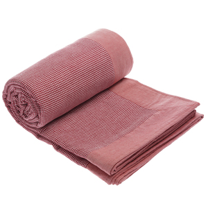 Cubierta de tejido de Waffle 100% algodón, suave, transpirable, prémium, preencogimiento, lavado, colcha de mezcla de poliéster - Product Image 4